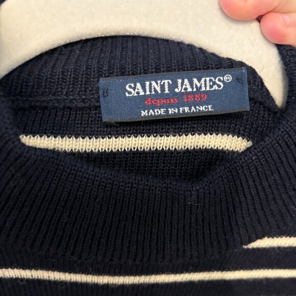 St James Wool Stripped Sweater - Picture 2 of 4